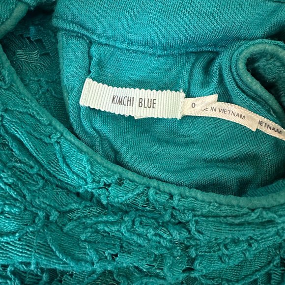 Caroline Forbes' Kimchi Blue Jackie High Neck Lace Dress - Picture 2 of 7